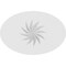 Ekena Millwork Standard Dalton Spiral Rosette With Square Edge, 6"W x 4"H x 1/2"P ROSP060X040X050DAL12 - alternate 4